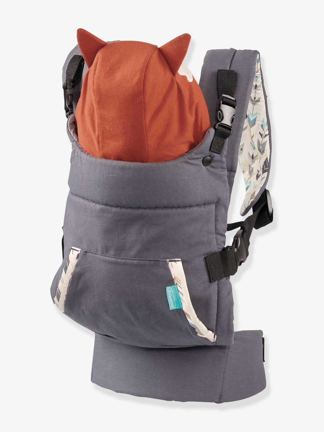 Cuddle Up Baby Carrier, by INFANTINO orange dark 2 color/multicol