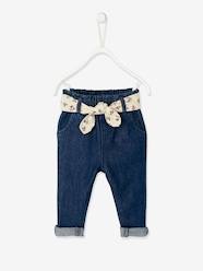 Baby-Trousers with Fabric Belt for Babies