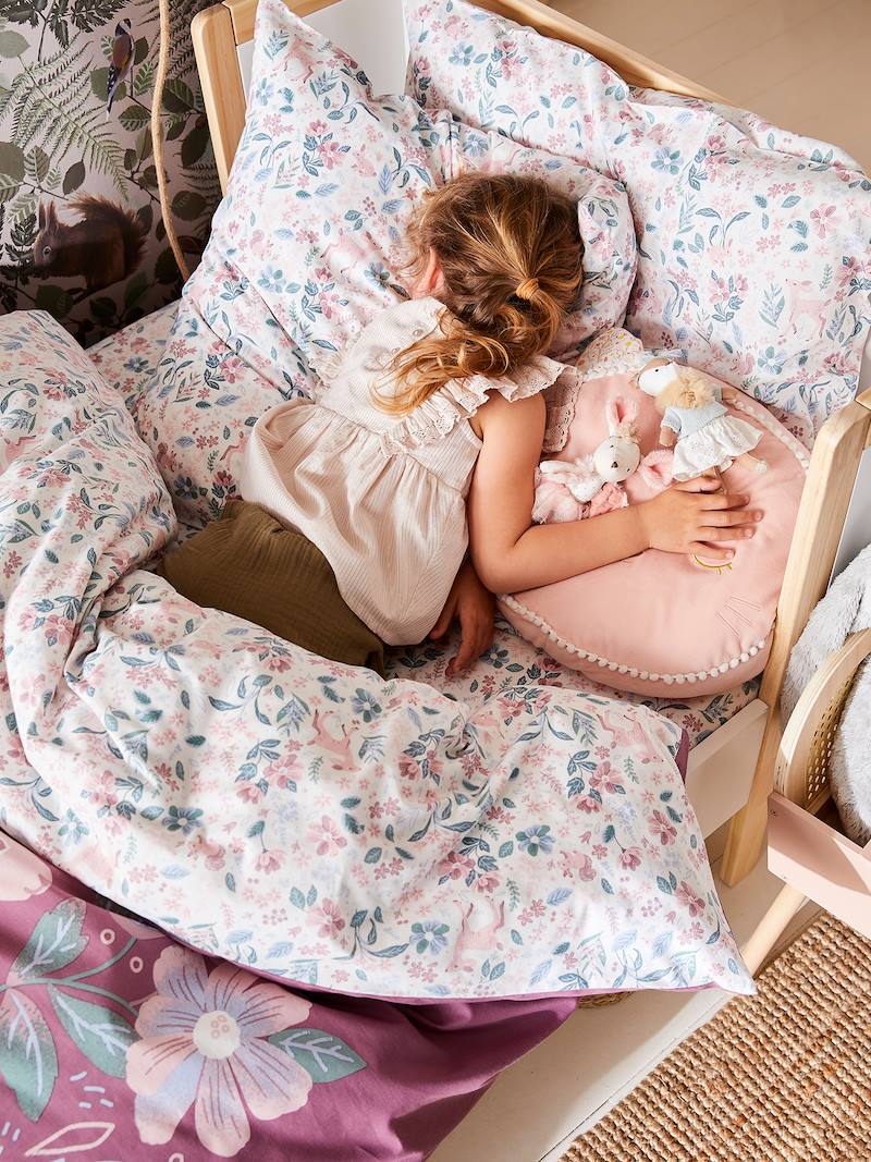 Fitted Sheet for Children, Victoria white/print, Bedding & Decor