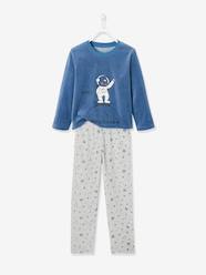 Boys-Nightwear-Long Velour Pyjamas for Boys, Space, Oeko-Tex®