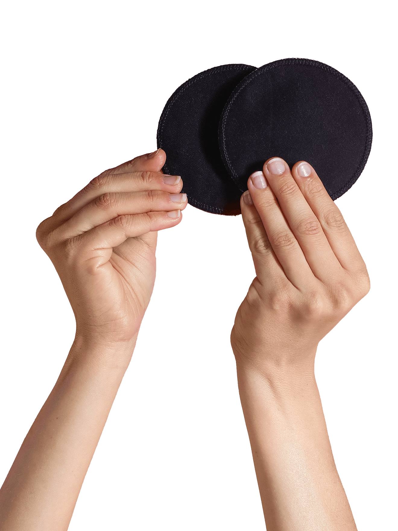 Nursing Pads in Cotton by CARRIWELL dark solid