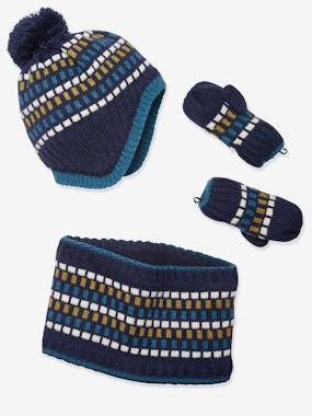 Beanie Snood Gloves Set