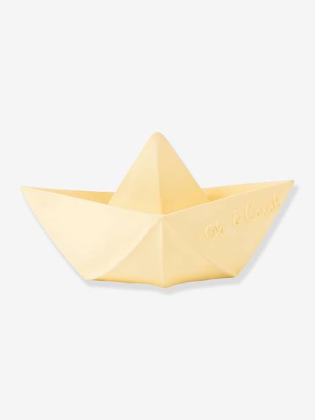 Origami Boat Bath Time Toy, by OLI & CAROL BEIGE LIGHT SOLID 