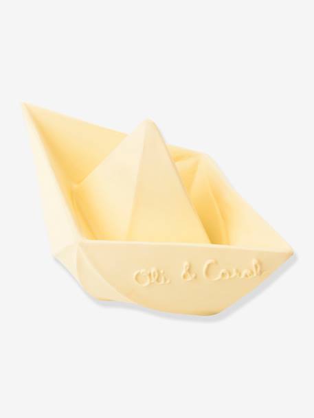 Origami Boat Bath Time Toy, by OLI & CAROL BEIGE LIGHT SOLID 