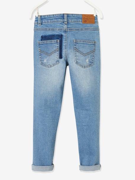 Distressed Jeans, for Boys - denim blue, Boys | Vertbaudet