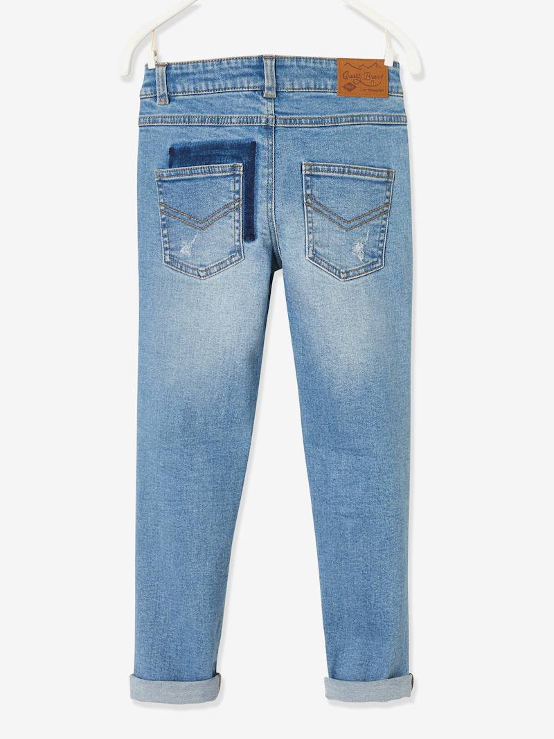 Distressed Jeans, for Boys - denim blue, Boys | Vertbaudet