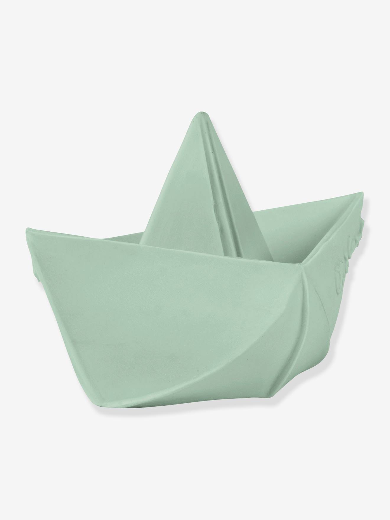 Origami Boat Bath Time Toy, by OLI & CAROL green light solid