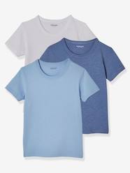 Boys-Underwear-Pack of 3 Short Sleeve T-Shirts for Boys