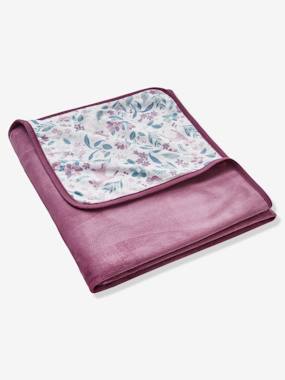 Oeko-Tex Throw in Velour Victoria print