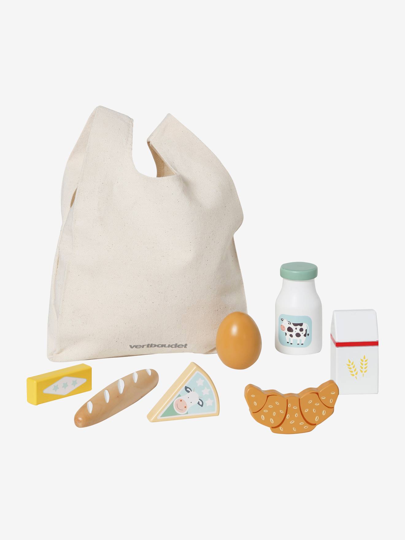 Bag with Groceries in FSC(r) Wood multi