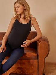 Maternity-T-shirts & Tops-Sleeveless Top with Integrated Bra, Maternity & Nursing Special