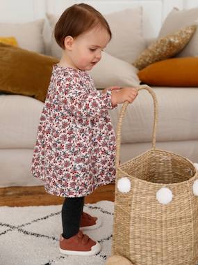 Printed Smocked Dress