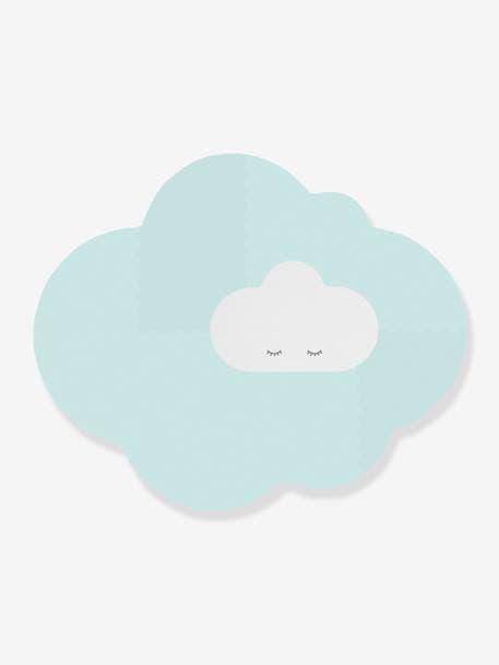 Large Cloud Play Mat, by QUUT BLUE LIGHT SOLID WITH DESIGN+GREEN LIGHT SOLID WITH DESIGN+GREY LIGHT SOLID WITH DESIGN+PINK LIGHT SOLID WITH DESIGN 