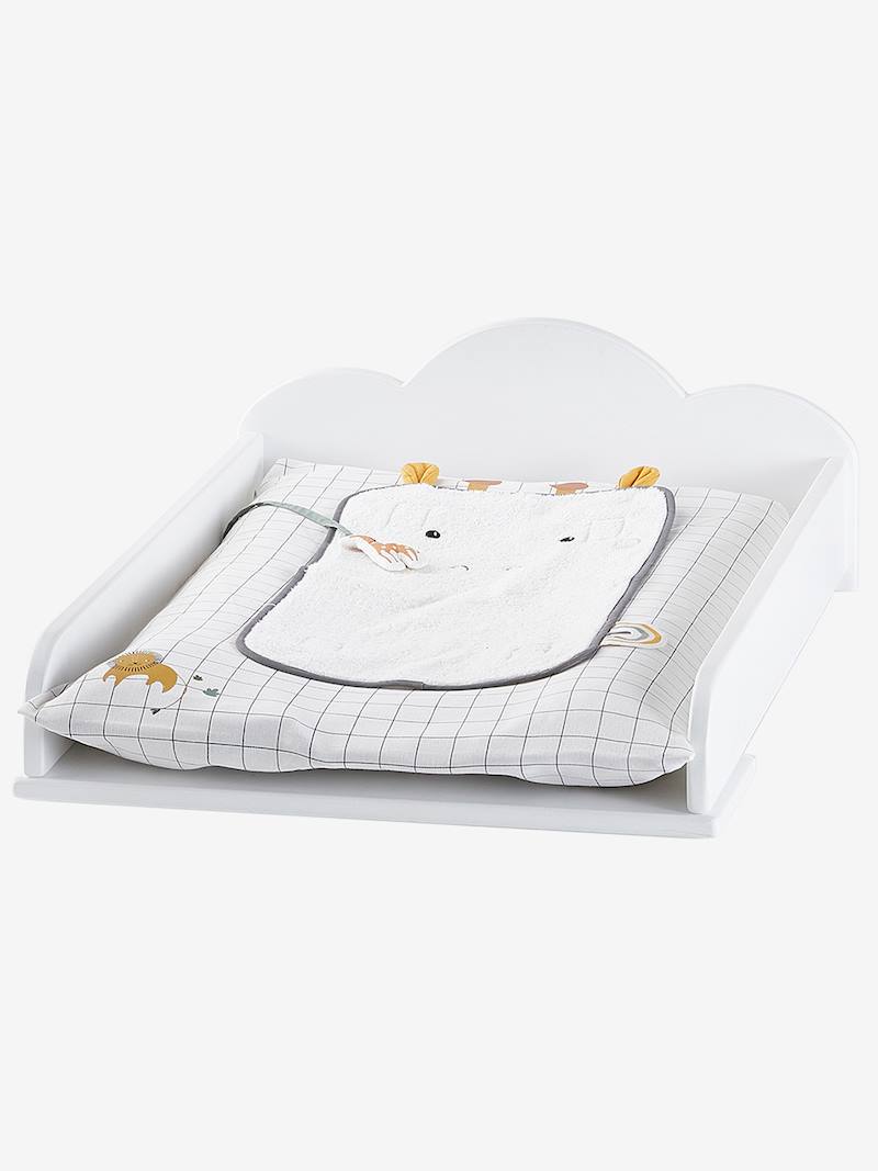 Universal Changing Table Topper, Nuage white, Nursery Vertbaudet