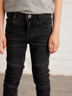 Skinny Leg Biker-Type Jeans