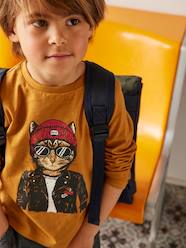 Boys-Tops-T-Shirts-Fun Top with Sketch-Like Animal Motif for Boys, Oeko-Tex®