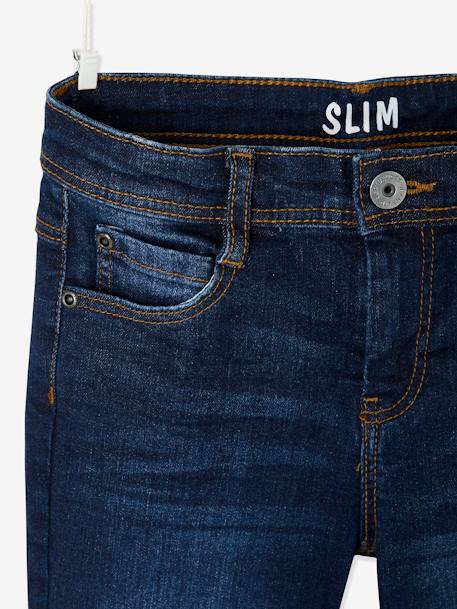 MEDIUM Hip, MorphologiK Slim Leg Waterless Jeans, for Boys Dark Blue+Dark Grey+Denim Blue+denim grey+double stone 