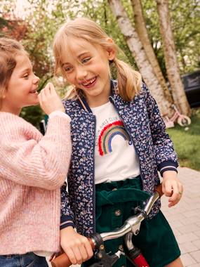 Top with Rainbow Iridescent Details