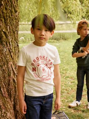 T-Shirt with Animal Motif