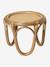 Rattan Chair + Table for Dolls Beige 