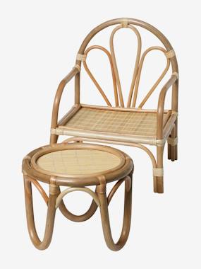 Rattan Chair Table