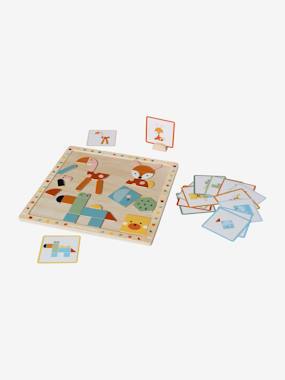 Magnetic Animals Board in Wood FSC Certified beige