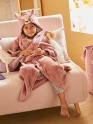Girls-Nightwear-Animal Blanket with Sleeves & Hood