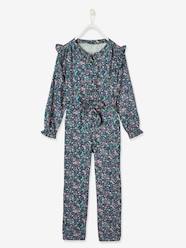Girls-Dungarees & Playsuits-Floral Jumpsuit for Girls