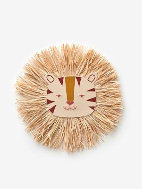 Lion Wall Decoration in Raffia