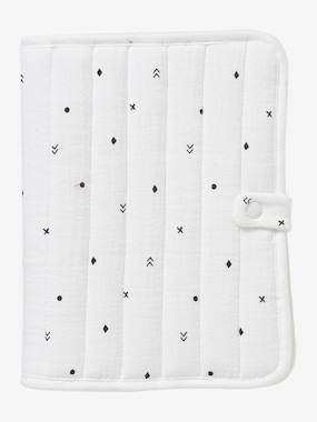 Medical Records Cover in Cotton Gauze print