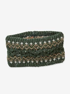 Jacquard Knit Snood