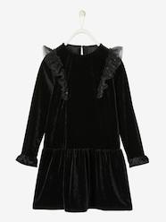 Velour Occasionwear Dress for Girls