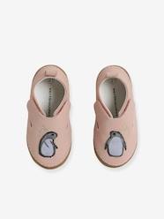 Shoes-Baby Footwear-Slippers & Booties-Soft Leather Booties for Baby Girls