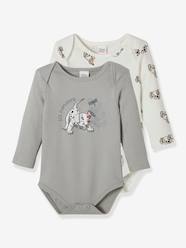 Baby-Bodysuits & Sleepsuits-Pack of 2 Bodysuits for Baby Boys, 101 Dalmatians by Disney®
