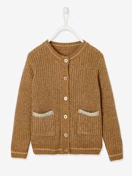 Girls-Cardigans, Jumpers & Sweatshirts-Cardigans-Cardigan with Iridescent Details & Super Soft Knit, for Girls