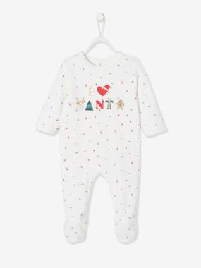 Velour Christmas Sleepsuit