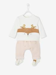 Baby-Outfits-Christmas Ensemble, Top + Trousers + Socks for Baby Boys