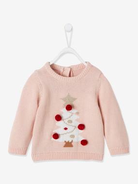 Christmas Tree Pompoms Jumper