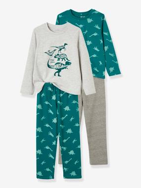 Pack of 2 Dino Pyjamas light