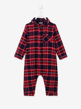 Chequered Flannel Sleepsuit