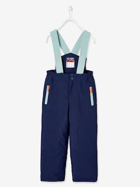 Ski Trousers with Techno Details Recycled Padding