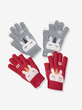 Pack of 2 Pairs of Unicorn Magic Gloves