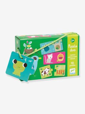 Duo Habitat Puzzle - by DJECO medium solid with desig