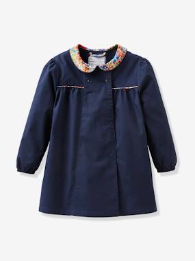 Girl s school smock with Liberty floral