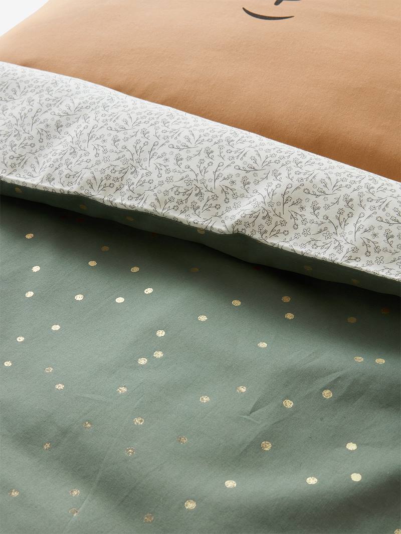 Duvet Cover for Babies, Green Forest green/print, Bedding & Decor
