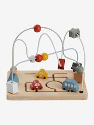 Toys-Baby & Pre-School Toys-Early Learning & Sensory Toys-Abacus Maze in FSC® Wood, Small Cars