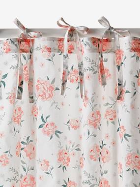 Sheer Curtain Eau de Rose print