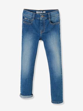 Click to view product details and reviews for Wide Hip Morphologik Straight Leg Jeans For Boys Dark Blue.