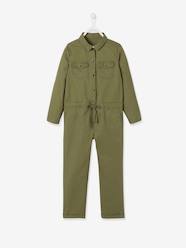 Girls-Dungarees & Playsuits-Jumpsuit in Fluid Fabric, for Girls