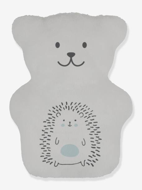 Therapeutic Bear, BEKE BOBO GREY LIGHT SOLID WITH DESIGN+multicoloured+orange 